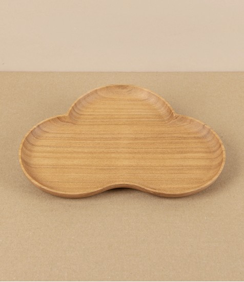Kito Large Wooden Plate, ‘Matsu Pine’, Cherry Wood