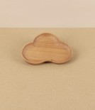 Kito Small Wooden Plate, ‘Matsu Pine’, Cherry Wood