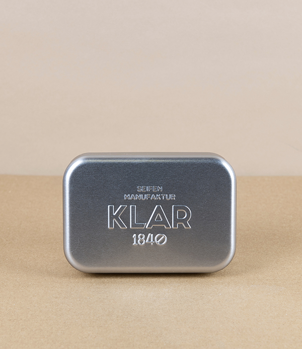 Klar Aluminium Soap Tin for Travel & Storage