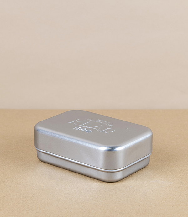 Klar Aluminium Soap Tin for Travel & Storage