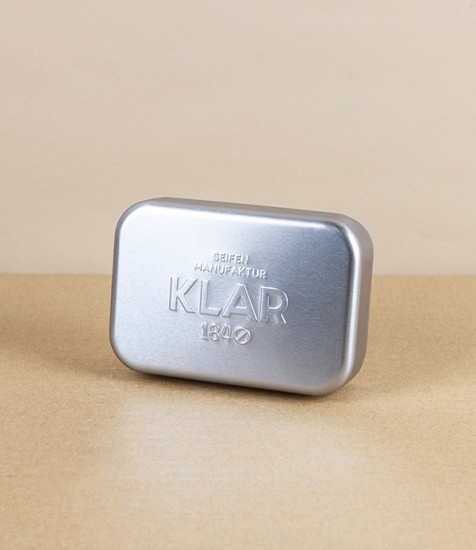 Klar Aluminium Soap Tin for Travel & Storage