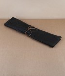 Spanish three knife stainless set with roll