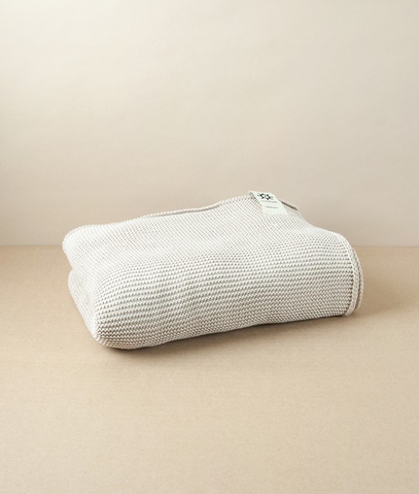 Knitted Organic Cotton Bath Towel, Natural