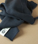 Knitted Organic Cotton Hand-Towel, Graphite