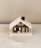 Wooden smoking house, incense burner