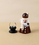Smoking Imp for use with Mini Incense Cones, Weihnachtsmann