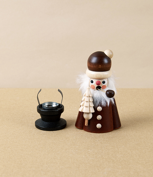 Smoking Imp for use with Mini Incense Cones, Weihnachtsmann