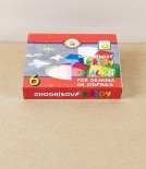 Koh-I-Noor Coloured Sidewalk Chalk, Set of 6