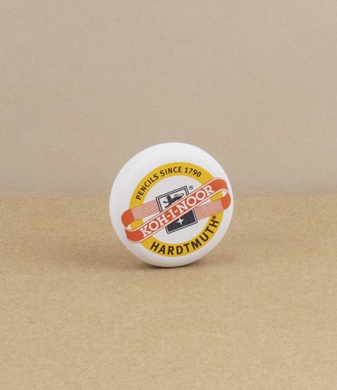 White Koh-i-Noor logo eraser