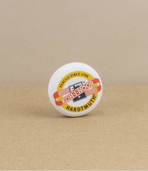 White Koh-i-Noor logo eraser