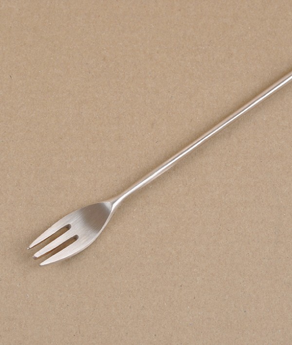 Korean bronze pickle fork, hand made 