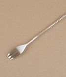 Korean bronze pickle fork, hand made 