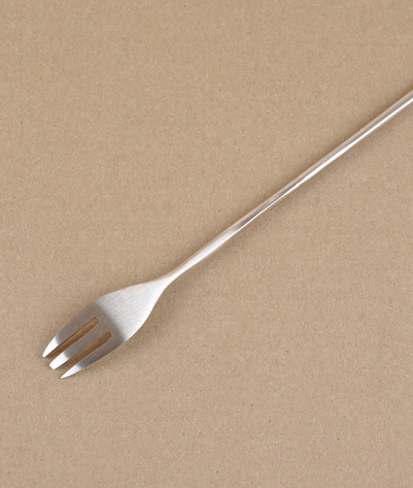 Korean bronze pickle fork, hand made 