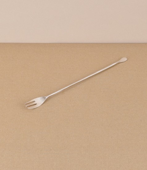 Korean bronze pickle fork, hand made 