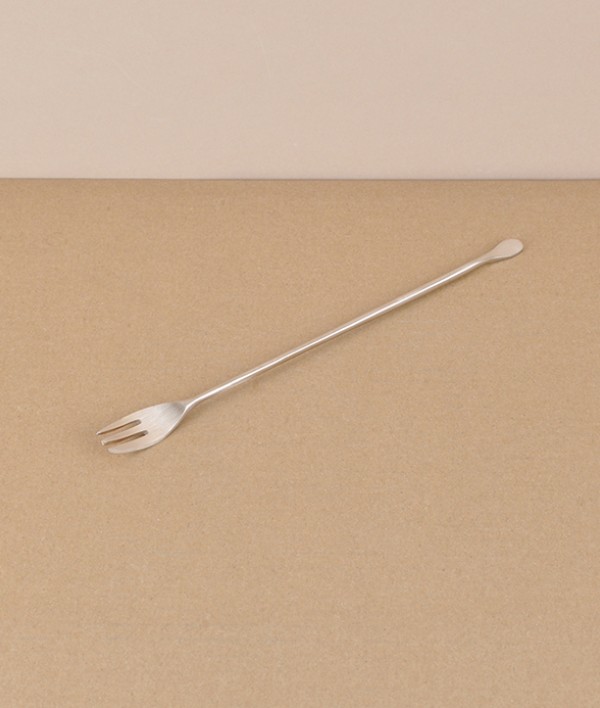 Korean bronze pickle fork, hand made 