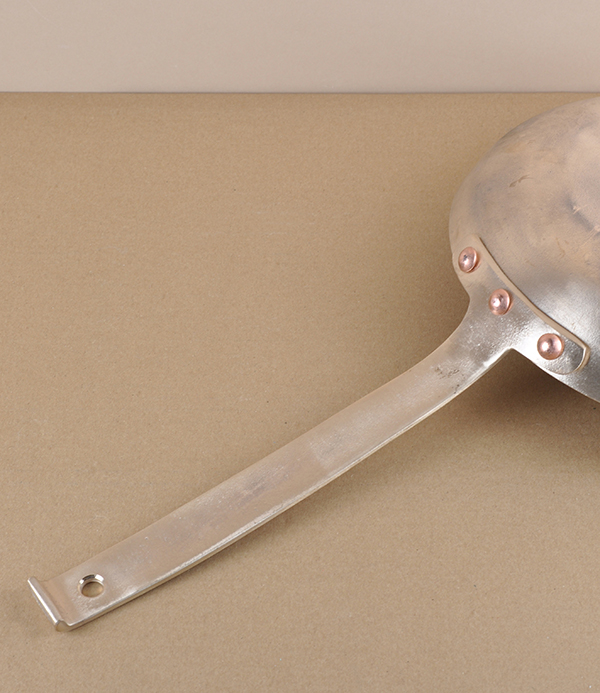 Korean sandcast bronze frying pan, 24cm