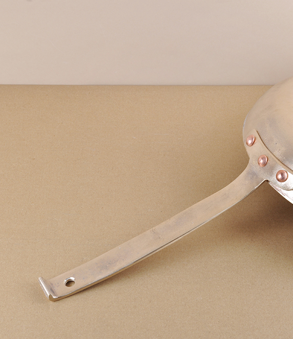 Korean sandcast bronze frying pan, 28cm