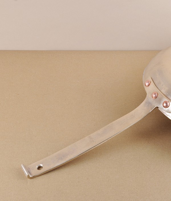 Korean sandcast bronze frying pan, 28cm