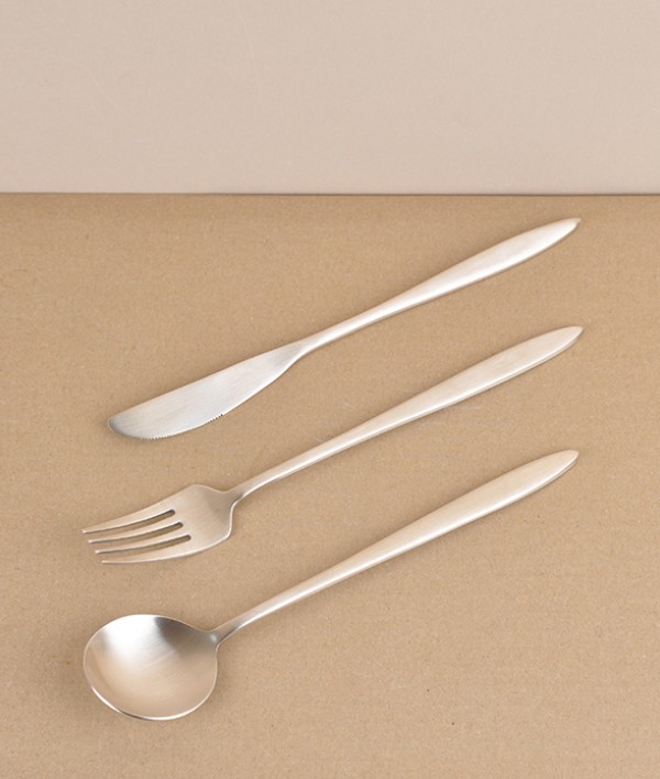 Korean bronze table fork, hand made 