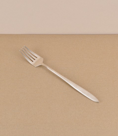 Korean bronze table fork, hand made 