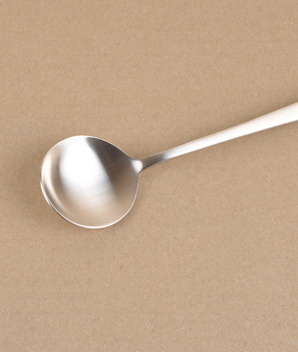 Korean bronze table spoon, hand made 