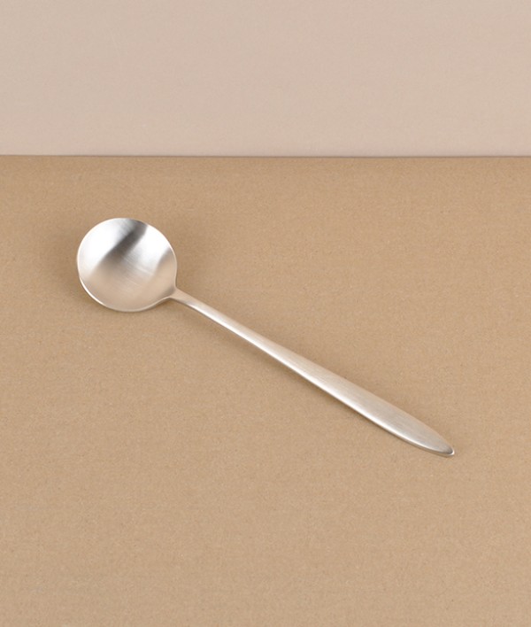 Korean bronze table spoon, hand made 