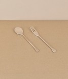 Korean bronze tea/cake fork, hand made 