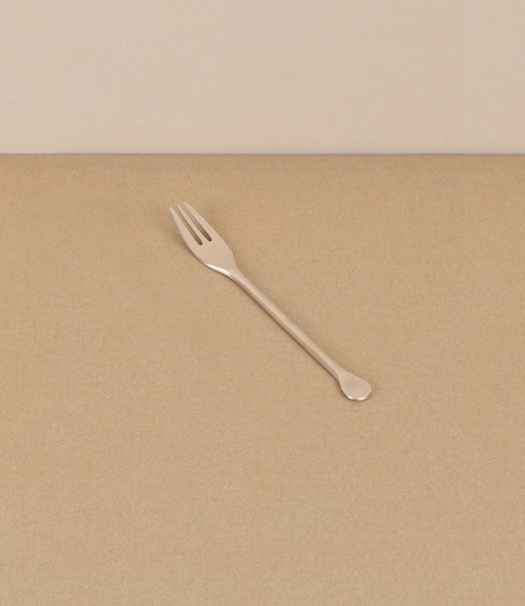 Korean bronze tea/cake fork, hand made 