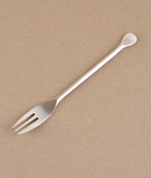 Korean bronze tea/cake fork, hand made 