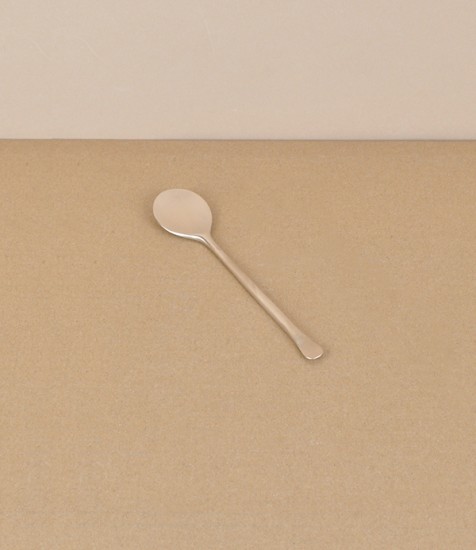 Korean bronze tea/cake spoon, hand made 