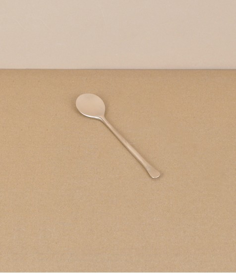 Korean bronze tea/cake spoon, hand made 