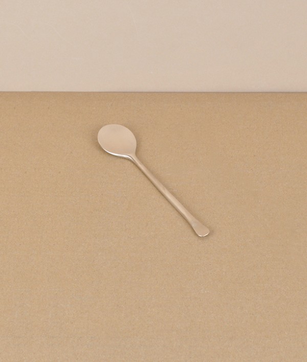 Korean bronze tea/cake spoon, hand made 