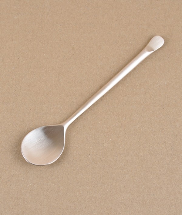 Korean bronze tea/cake spoon, hand made 