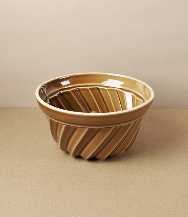 Japanese Earthenware Kouglof Mold