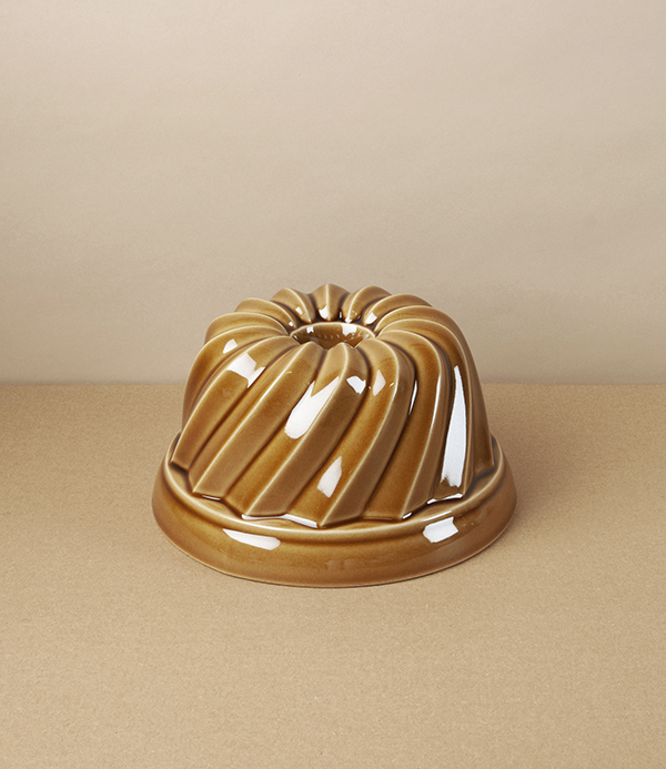 Japanese Earthenware Kouglof Mold