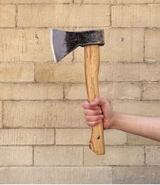 Krumpholz Forged Hand Axe, Hickory Handle