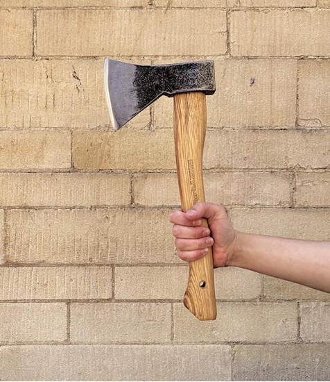 Krumpholz Forged Hand Axe, Hickory Handle