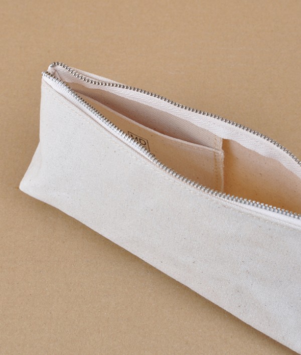 MD Kurashiki canvas pencil case
