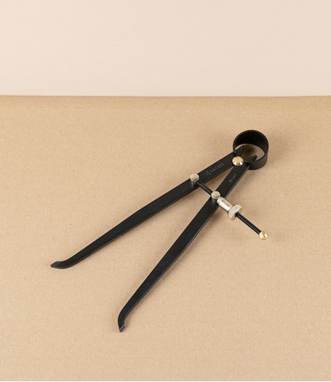 Ledin Inside Spring Caliper, Japanned Steel, 175mm