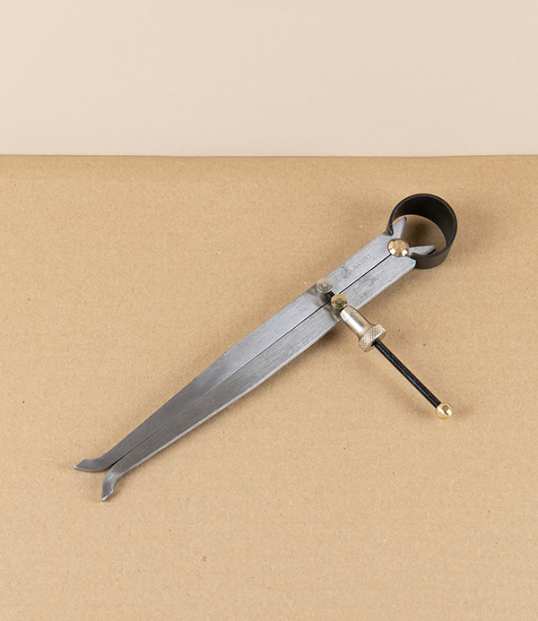 Ledin Inside Spring Caliper, Polished Steel, 175mm
