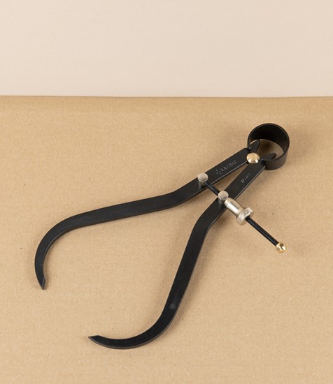 Ledin Outside Spring Caliper, Japanned Steel, 175mm