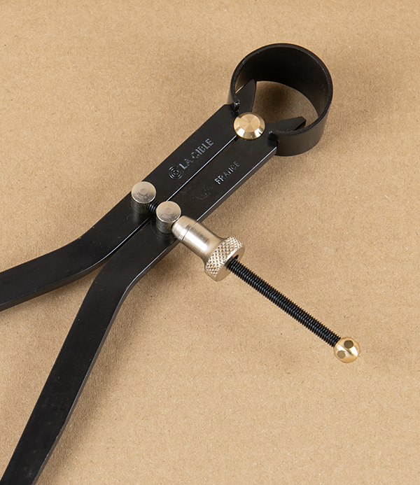 Ledin Outside Spring Caliper, Japanned Steel, 175mm