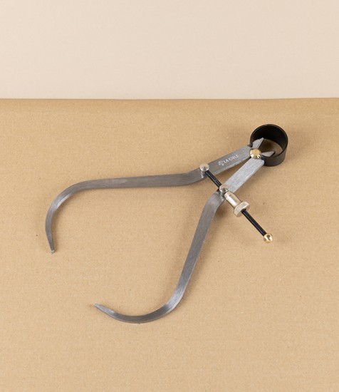 Ledin Outside Spring Caliper, Polished Steel, 175mm