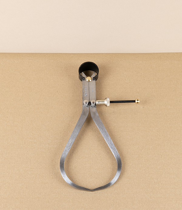 Ledin Outside Spring Caliper, Polished Steel, 175mm