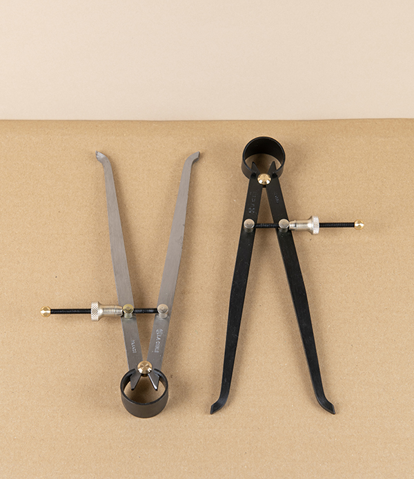 Ledin Inside Spring Caliper, Japanned Steel, 175mm