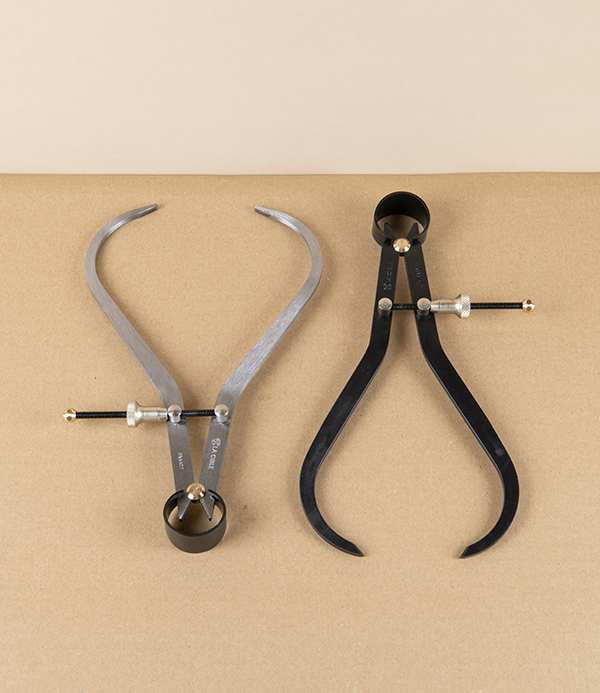 Ledin Outside Spring Caliper, Polished Steel, 175mm