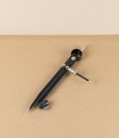 Ledin Spring Compass with Pencil Holder, Japanned