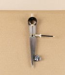 Ledin Spring Compass with Pencil Holder, Polished