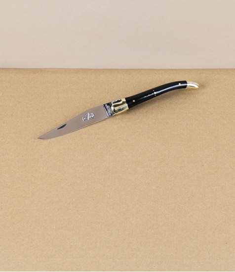 Forge de Laguiole Pocket Knife, Horn Handle, 9cm