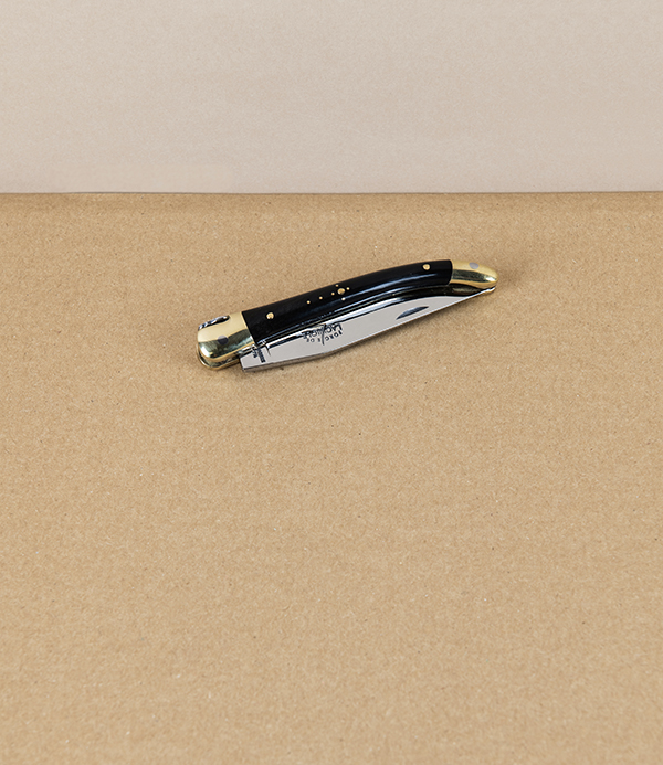 Forge de Laguiole Pocket Knife, Horn Handle, 9cm